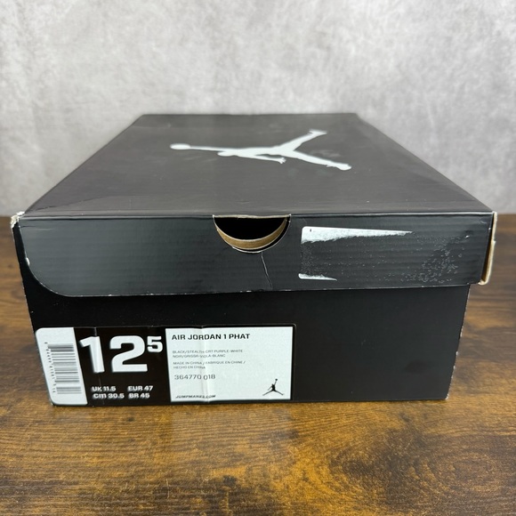 NEW Air Jordan 1 Retro Phat Court Purple Size 12.5 364770-018 Men’s Sneakers OG